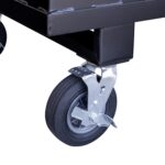 8" Locking Casters on Meadow Creek BBQ64P Chicken Cooker