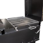 Double-Sided Pivoting Stainless Steel Grate on Meadow Creek BBQ64P With Optional Lids