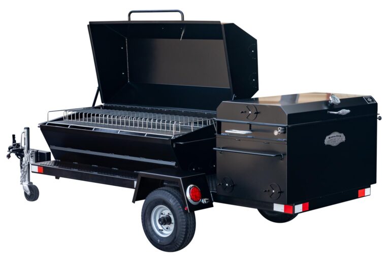 Meadow Creek CD108 Caterer's Delight Trailer With Optional Rib Rack on PR60