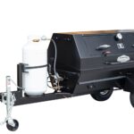 Meadow Creek PR60GT Pig Roaster With Optional Doors in Lid and Propane Tank