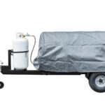 Optional Vinyl Cover and Propane Tank on Meadow Creek PR Gas Model Trailer