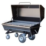 Meadow Creek PR60G Pig Roaster With Optional 8 Inch Casters on S