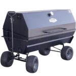 Meadow Creek PR60 Pig Roaster With Optional Wagon Chassis and Charcoal Pullout