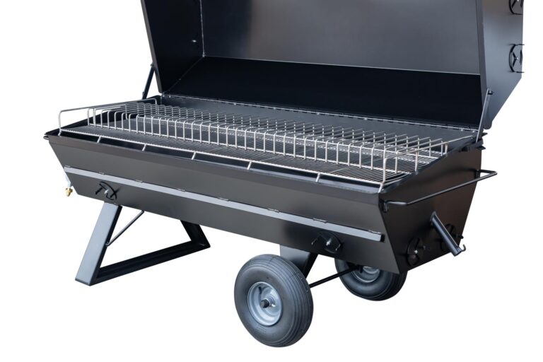 Optional Rib Rack on Meadow Creek PR72G Gas Pig Roaster