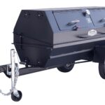 Meadow Creek PR72T Pig Roaster Trailer With Optional Doors in Lid and Charcoal Pullout