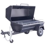 Meadow Creek PR72T Pig Roaster Trailer With Optional Doors in Lid and Charcoal Pullout