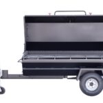 Meadow Creek PR72T Pig Roaster Trailer With Optional Doors in Lid and Charcoal Pullout