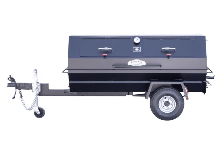 Meadow Creek PR72T Pig Roaster Trailer With Optional Doors in Lid and Charcoal Pullout