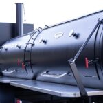 Meadow Creek TS1000 Tank Smoker With Optional Stainless Steel Exterior Shelves