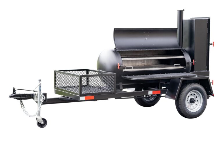 Meadow Creek 732TS120 TS120 120 Gallon Barbecue Smoker with Trailer