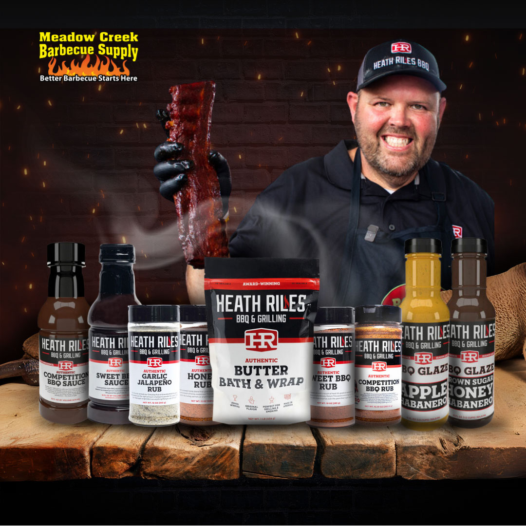 Heath Riles BBQ Rubs Sauces Bundle Meadow Creek Barbecue Supply