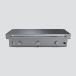 Fusion GFE105 Three-Burner Gas Griddle With Stainless Steel Lid