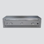 Fusion GFE105 Three-Burner Gas Griddle With Stainless Steel Lid on Insulating Liner