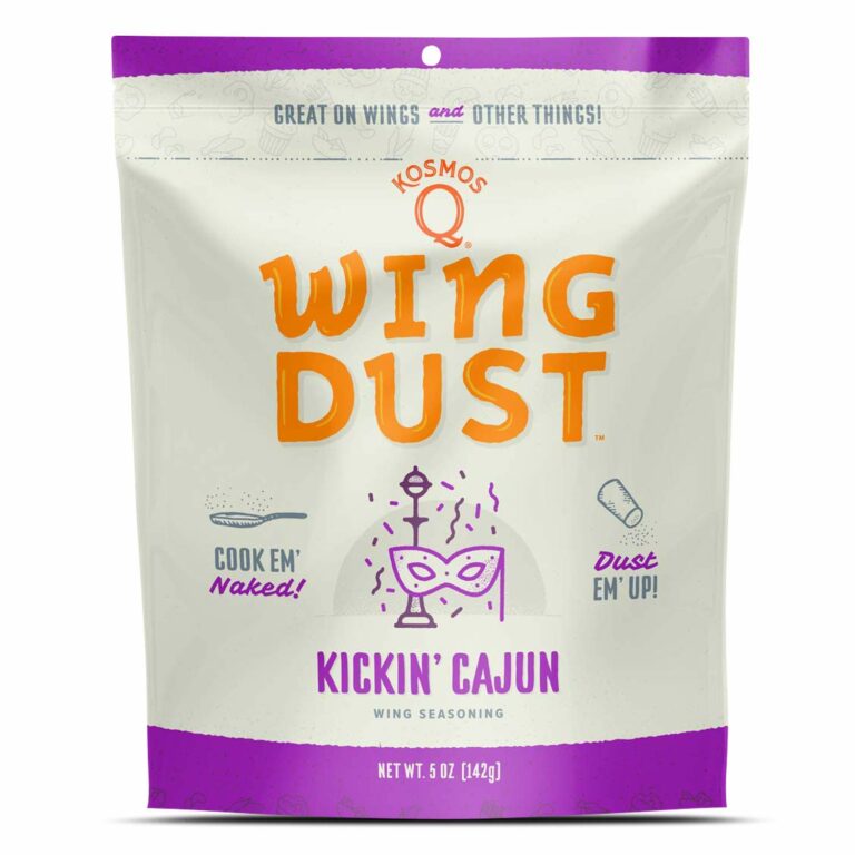 Kosmos Q Kickin’ Cajun Wing Dust Chicken Wing Seasoning