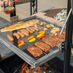 Adjustable Grate on Meadow Creek SMFP34 Fire Pit