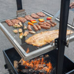 Adjustable Grate on Meadow Creek SMFP34 Fire Pit