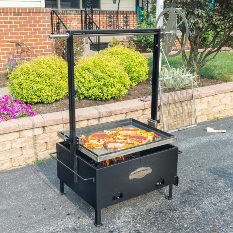 Meadow Creek SMFP34 Fire Pit With Optional Griddle