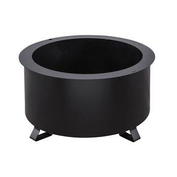 Breeo Double Flame 24" Smokeless Fire Pit - Black