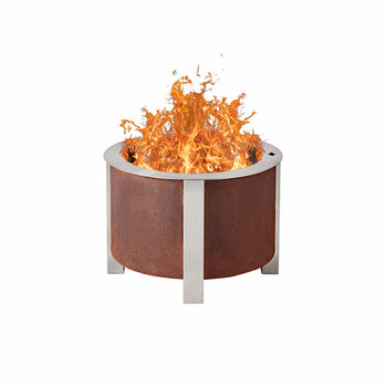 Breeo X Series 19 Smokeless Fire Pit Patina