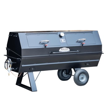 Meadow Creek PR72G Gas Pig Roaster With Optional Doors in Lid