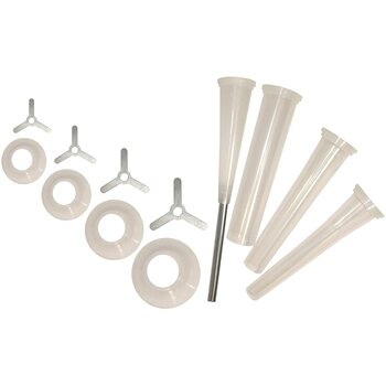 Weston 12-piece Universal Plastic Stuffing Funnel Set